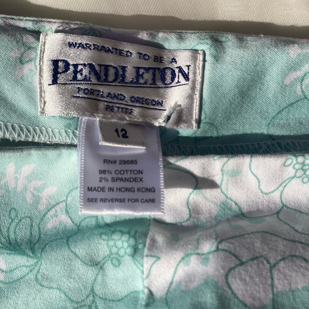 Pendleton Floral Pants Size 12p - image 7